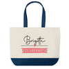 Sac de shopping bleu Brigitte en Vacances