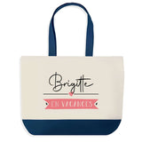 Sac de shopping bleu Brigitte en Vacances