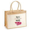 Sac Fête des Mères Mamie MAman Soeur Femme Famille Idée Cadeau anniversaire Noël Travail Boulot Métier Départ Retraite Collègue Femme cabas shopping plage