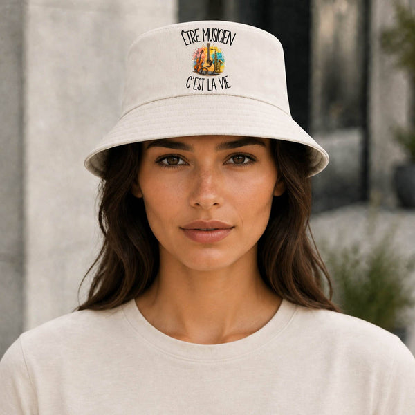Bob Premium Beige Être musicien c'est la vie