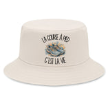 Bob Premium Beige La course à pied c'est la vie