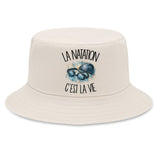 Bob Premium Beige La natation c'est la vie