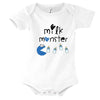 Body bébé Humour Milk Monster Macaron le glouton - Planetee