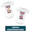Body personnalisable Prénom Changez Monde (et ma couche!) - Planetee