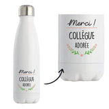 Bouteille isotherme Collègue adorée - Planetee