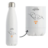 Bouteille isotherme Famille s'agrandit - Futur Papa Future Maman