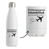 Bouteille isotherme Futur Papa - Embarquement immédiat