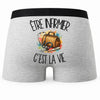 Boxer Homme Être infirmier c'est la vie – Impression au dos