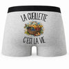 Boxer Homme La cueillette c'est la vie – Impression au dos