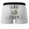 Boxer Homme La sieste c'est la vie – Impression au dos