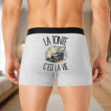 Boxer Homme La tonte c'est la vie – Impression au dos
