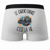 Boxer Homme Le cardio dance c'est la vie – Impression au dos