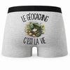 Boxer Homme Le géocaching c'est la vie – Impression au dos