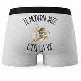 Boxer Homme Le modern jazz c'est la vie – Impression au dos