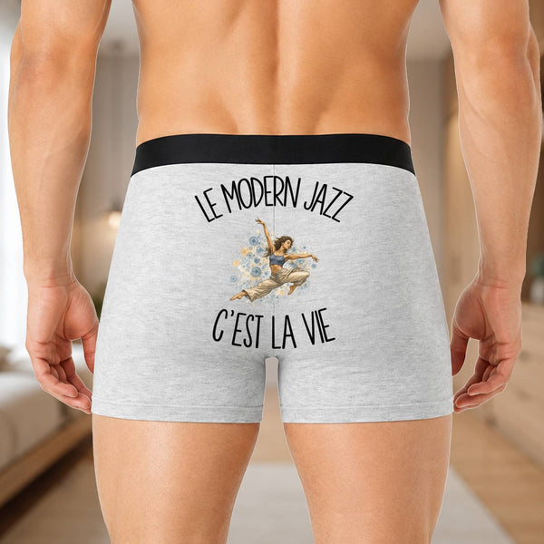 Boxer Homme Le modern jazz c'est la vie – Impression au dos