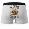 Boxer Homme Le sauna c'est la vie – Impression au dos