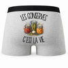 Boxer Homme Les conserves c'est la vie – Impression au dos