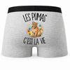 Boxer Homme Les pumas c'est la vie – Impression au dos