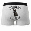 Boxer Homme Mon Bombay c'est ma vie – Impression au dos