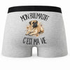 Boxer Homme Mon Bullmastiff c'est ma vie – Impression au dos