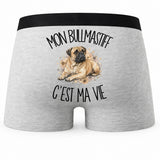 Boxer Homme Mon Bullmastiff c'est ma vie – Impression au dos
