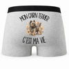 Boxer Homme Mon Cairn Terrier c'est ma vie – Impression au dos