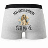 Boxer Homme Mon Cocker Américain c'est ma vie – Impression au dos