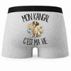 Boxer Homme Mon Kangal c'est ma vie – Impression au dos