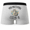 Boxer Homme Mon Mau Égyptien c'est ma vie – Impression au dos