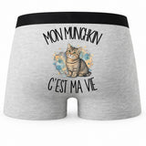 Boxer Homme Mon Munchkin c'est ma vie – Impression au dos