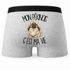 Boxer Homme Mon Pékinois c'est ma vie – Impression au dos