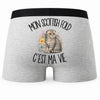 Boxer Homme Mon Scottish Fold c'est ma vie – Impression au dos