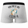 Boxer Homme Mon Turc de Van c'est ma vie – Impression au dos