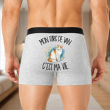 Boxer Homme Mon Turc de Van c'est ma vie – Impression au dos