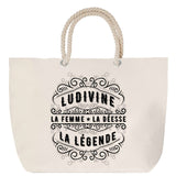 Sac Fête des Mères Mamie Famille Idée Cadeau anniversaire Noël Travail Boulot Métier Départ Retraite Collègue Femme cabas shopping plage