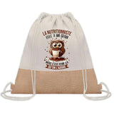 Sac Fête des Mères Mamie Maman Cadeau anniversaire Noël Travail Métier Départ Retraite Collègue Femme cabas shopping plage