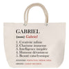 Sac Fête des Mères Mamie Famille Idée Cadeau anniversaire Noël Travail Boulot Métier Départ Retraite Collègue Femme cabas shopping plage