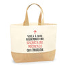 Sac Jute Fête des Mères Fêtes des Pères Mamie Papi Famille Idée Cadeau anniversaire Noël Travail Boulot Métier Départ Retraite Collègue Femme Homme