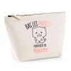 Trousse pochette de rangement maquillage Fête des Mères Mamie Famille Idée Cadeau anniversaire Noël Travail Boulot Métier Départ Retraite Collègue Femme