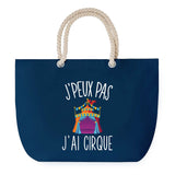 Sac de plage Bleu anse corde J'peux Pas Cirque