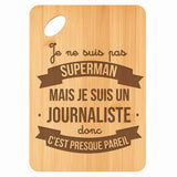 Planche bambou gravée personnalisée homme idée cadeau Fête des Pères apéro 30×20 prénom cuisine plateau fromage anniversaire noel papa papi 