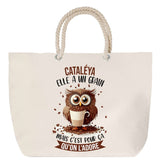 Sac Fête des Mères Mamie Famille Idée Cadeau anniversaire Noël Travail Boulot Métier Départ Retraite Collègue Femme cabas shopping plage