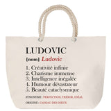 Sac Fête des Mères Mamie Famille Idée Cadeau anniversaire Noël Travail Boulot Métier Départ Retraite Collègue Femme cabas shopping plage