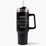 Mug isotherme Noir Un Coach aussi génial
