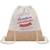 Sac Fête des Mères Mamie Maman Cadeau anniversaire Noël Travail Métier Départ Retraite Collègue Femme cabas shopping plage