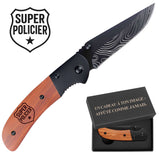 cadeau homme personnalisé idée papa fête des pères noël mari saint valentin élégant pratique gravé inox bois acier durable pliant de poche utile aventurier randonneur bricoleur chic original compagnon plein air robuste cadeau unique