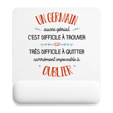 Tapis de souris ergonomique avec repose-poignet, accessoire bureau pour femme et homme, fête des pères, cadeau pas cher, idée cadeau fête des mères, secret santa, départ à la retraite, télétravail et gaming