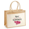 Sac Fête des Mères Mamie MAman Soeur Femme Famille Idée Cadeau anniversaire Noël Travail Boulot Métier Départ Retraite Collègue Femme cabas shopping plage