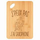 Planche bambou gravée personnalisée femme homme idée cadeau Fête des Mères Fête des Pères apéro papa maman prénom cuisine plateau fromage
