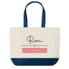 Sac de shopping bleu Rose en Vacances